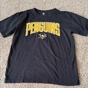 NHL Black and Yellow Penguins Tee